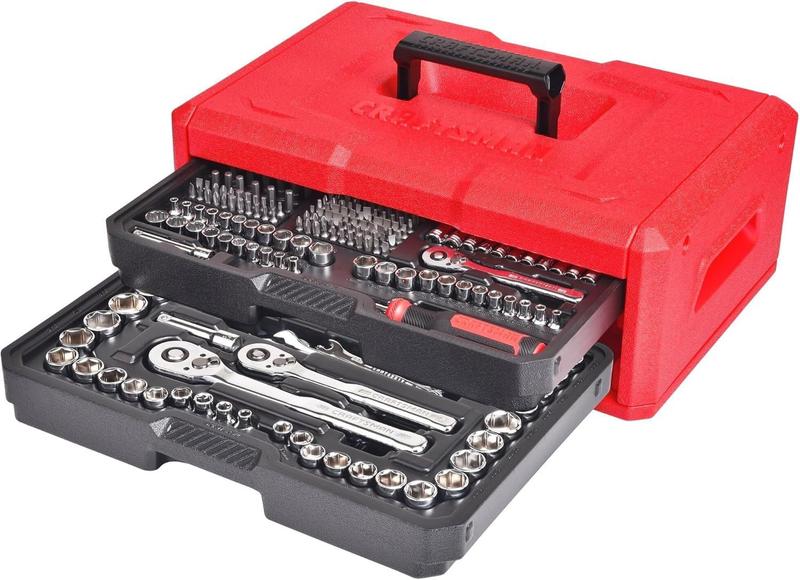 GU. Craftsman - SD-24 - 2pin/4.4mm 美品!! Conjunto de ferramentas mecânicas CRAFTSMAN de 256 peças com caixa